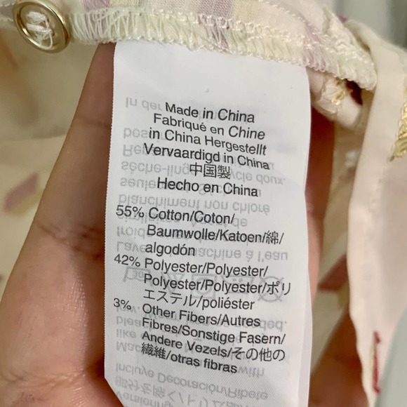 White Metallic Point Sur Top Size M - Picture 5 of 7